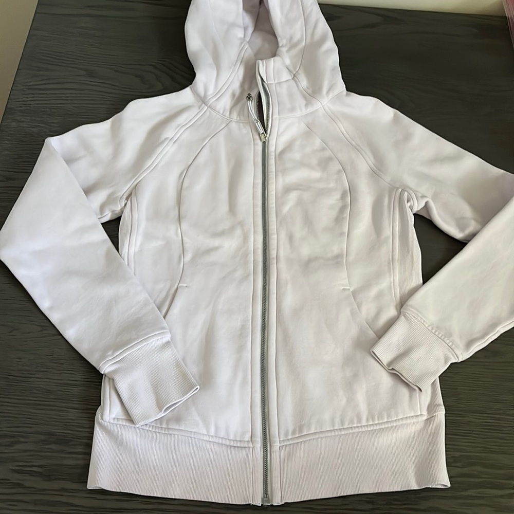 Pink Peony Lululemon Zip Up Hoodie